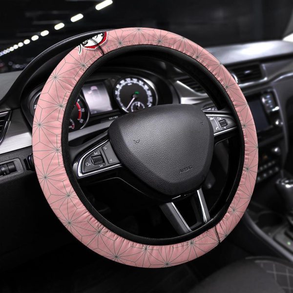 Nezuko Kamado Demon Slayers Anime Steering Wheel Cover Nezuko Kamado Demon Slayers Anime Steering Wheel Cover