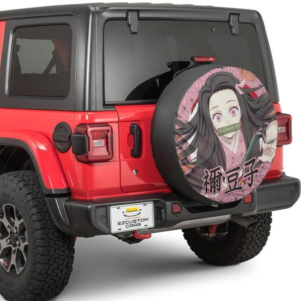 nezuko kamado spare tire cover custom demon slayer anime car accessories vmz93