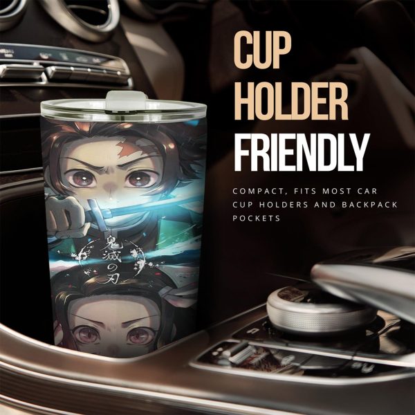 nezuko kamado tumbler cup custom demon slayers anime car accessories 9gcn3