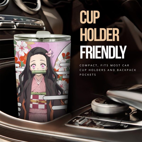 nezuko tumbler cup custom demon slayers anime car accessories c05lj