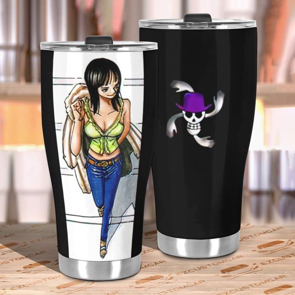 nico robin car tumbler cup one piece anime car accessories ejuth