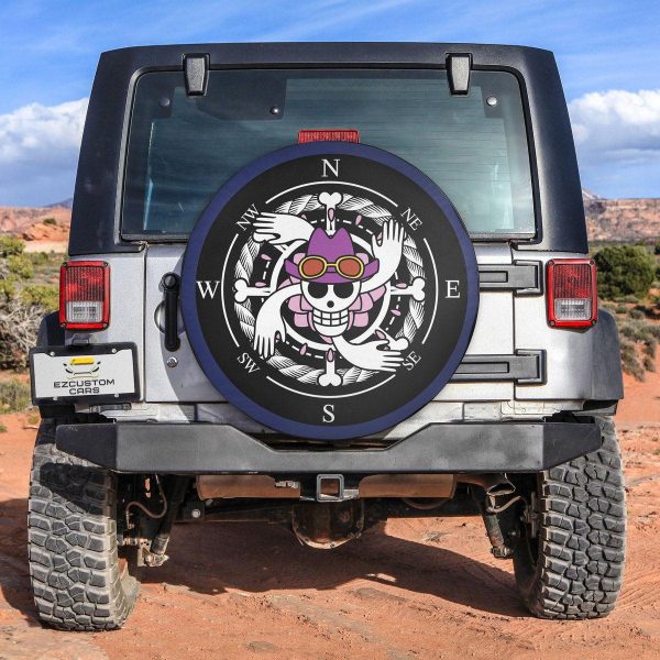 Nico Robin Spare Tire Cover Custom One Piece Anime Car Accessories