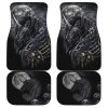 Night Skull Unicorn Car Floor Mats Custom Unicorn Car Accessories