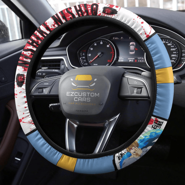 nishiki nishio anime steering wheel cover custom tokyo ghoul anime car accessories rnmny