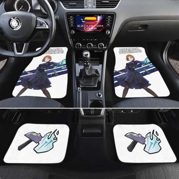 nobara car floor mats custom anime jujutsu kaisen lbx69