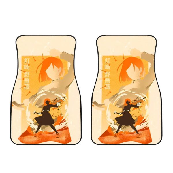 nobara jujutsu kaisen car floor mats 6x3gl