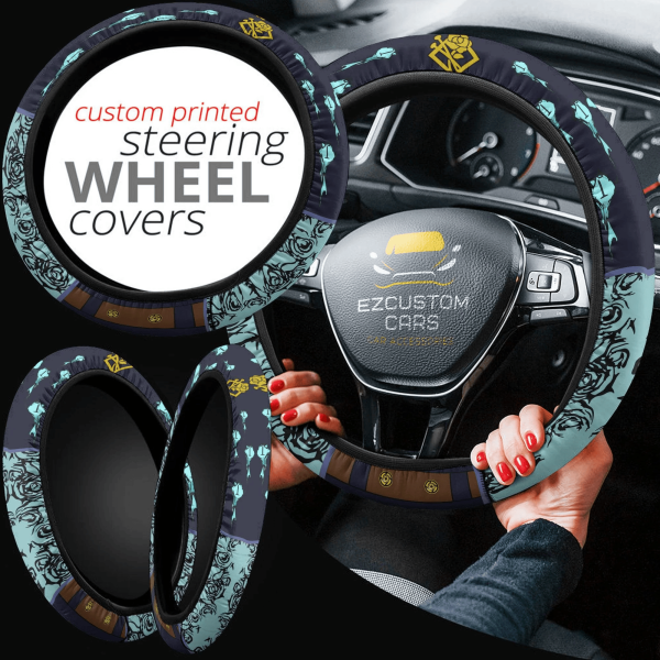 nobara kugisaki anime steering wheel cover custom jujutsu kaisen anime car accessories 82qlf