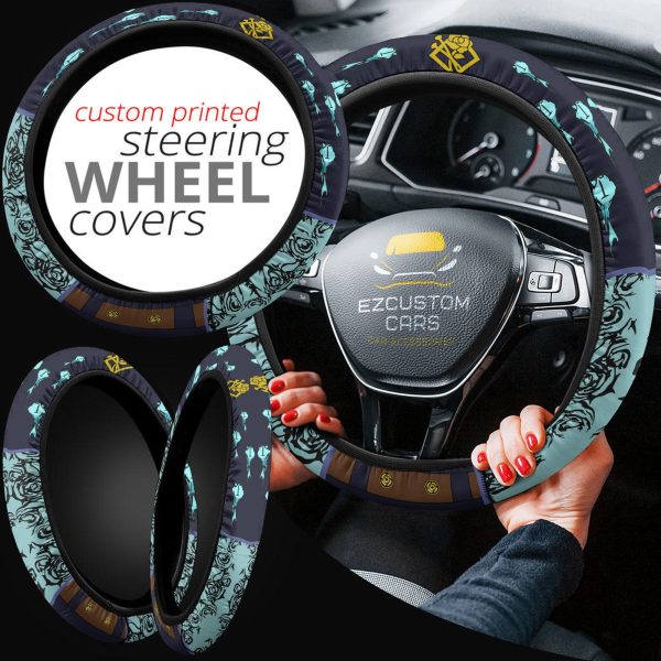 nobara kugisaki anime steering wheel cover custom jujutsu kaisen anime car accessories bgyrz