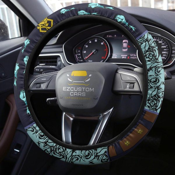 nobara kugisaki anime steering wheel cover custom jujutsu kaisen anime car accessories nuvll