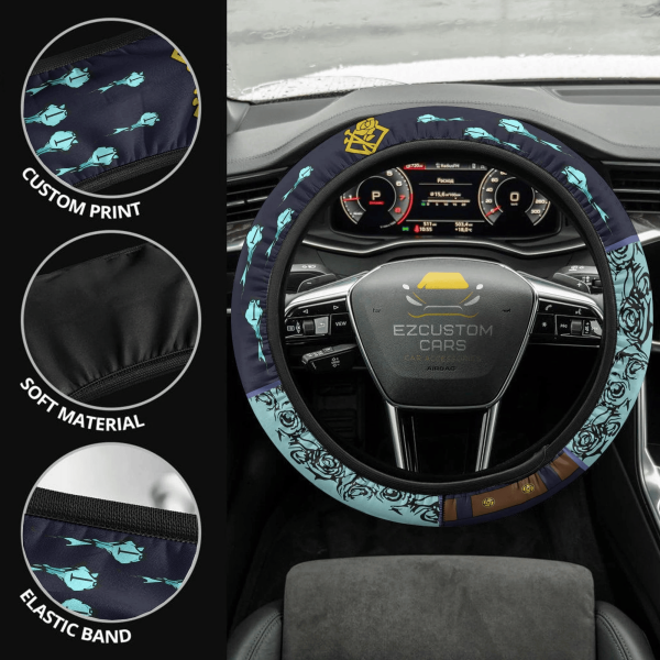 nobara kugisaki anime steering wheel cover custom jujutsu kaisen anime car accessories vfrmx