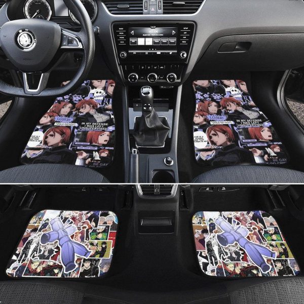 nobara kugisaki jujutsu kaisen anime custom car floor mats ntmta