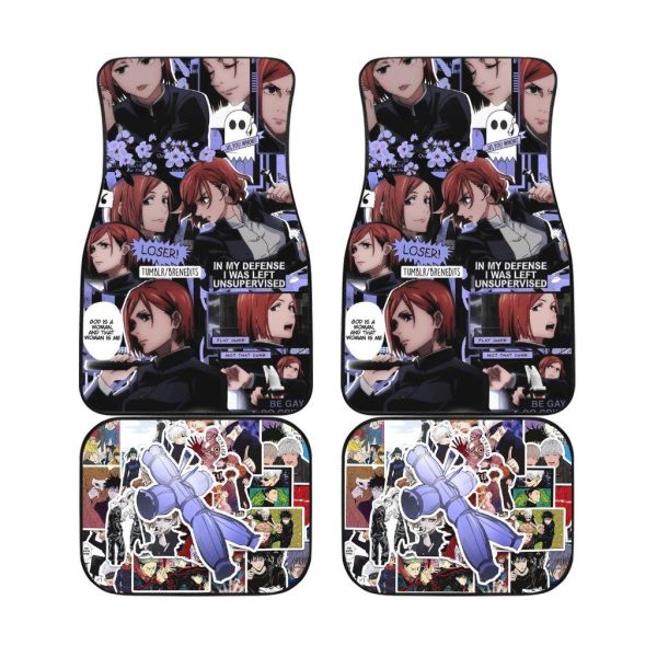 Nobara Car Floor Mats Custom Anime Jujutsu Kaisen