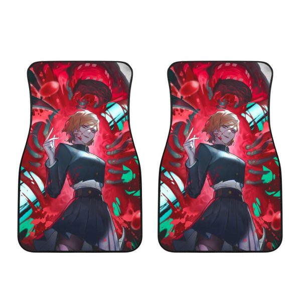 nobara kugisaki jujutsu kaisen car floor mats qqnjs