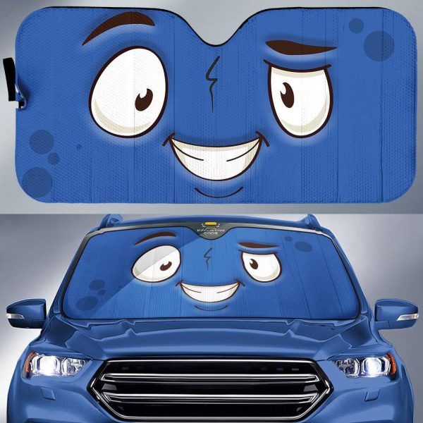 not confident cartoon eyes car sun shade custom car accessories xkdb6