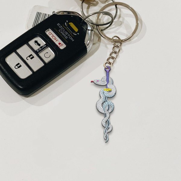 Obanai Car Accessories Custom Anime Demon Slayer Sword Keychains