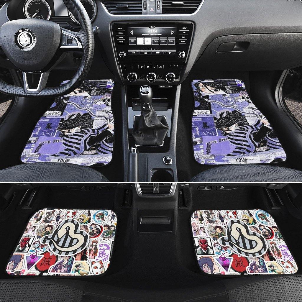 Obanai Car Floor Mats Demon Slayer Car Floor Mats Obanai Car Floor Mats Demon Slayer Car Floor Mats