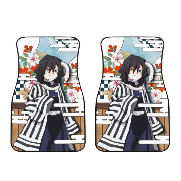 Obanai Iguro Demon Slayer Car Floor Mats 1 obanai iguro demon slayer car floor mats zt9dm