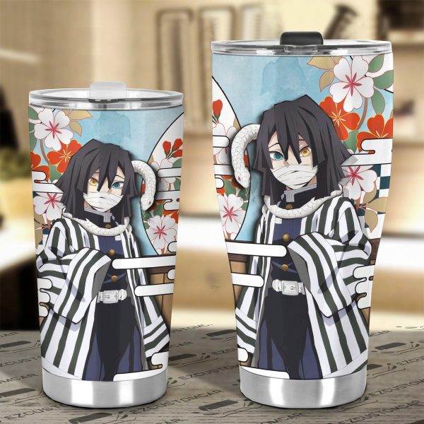obanai iguro tumbler cups custom demon slayers anime car accessories zkshr