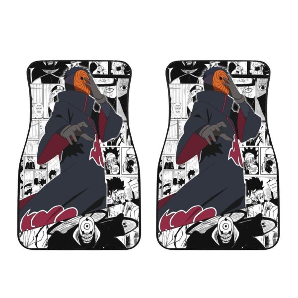 Obito Akatsuki Car Floor Mats Naruto Car Accessories Shippuden Manga Mix Anime