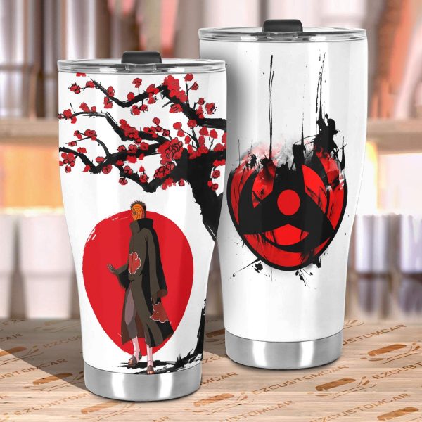 obito stainless steel tumbler japan style naruto anime car accessories qitmp
