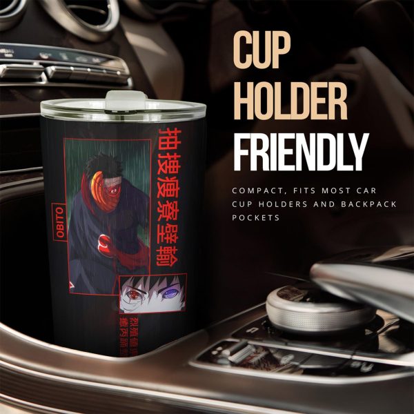 obito uchiha car tumbler cup custom naruto anime car accessories guyj2