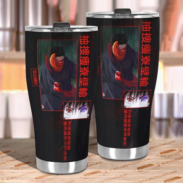obito uchiha car tumbler cup custom naruto anime car accessories koba9