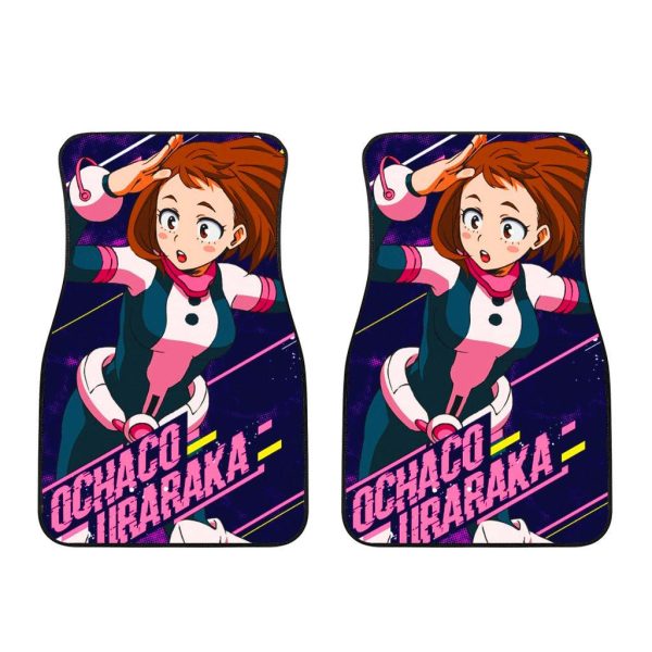 ochaco car floor mats custom my hero academia anime car accessories py0mr