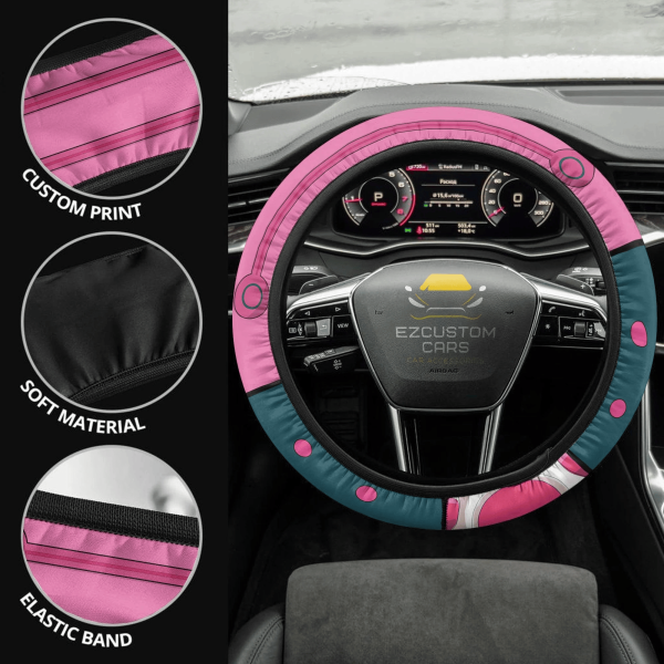 ochako uraraka anime steering wheel cover custom uravity my hero academia car anime accessories pye5q