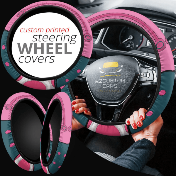 ochako uraraka anime steering wheel cover custom uravity my hero academia car anime accessories vedpy