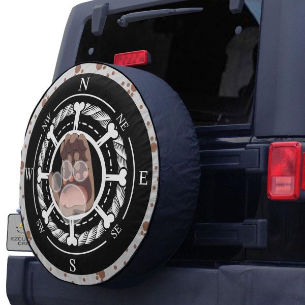 One Piece Anime Car Accessories Custom Bartholomew Kuma Spare Tire Cover