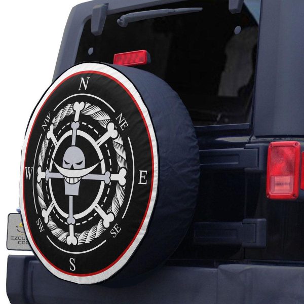one piece anime car accessories custom edward newgate spare tire cover ia6m2