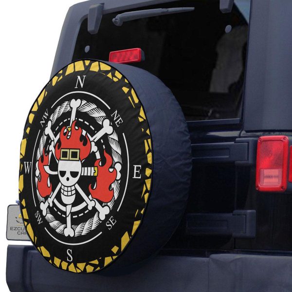 one piece anime car accessories custom eustass kid spare tire cover 17irb