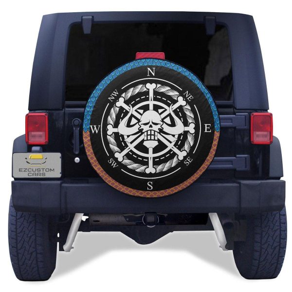 One Piece Anime Car Accessories Custom Kaido Spare Tire Cover
