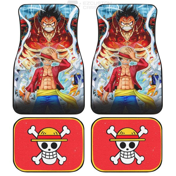 One Piece Anime Car Accessories Custom Monkey D. Luffy Car Floor Mats