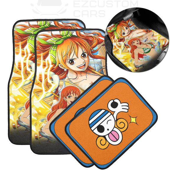 one piece anime car accessories custom nami car floor mats 1vhc0