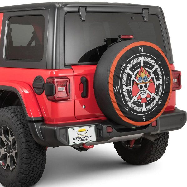 one piece anime car accessories custom portgas d ace spare tire cover s8kaw