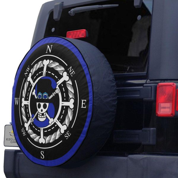 one piece anime car accessories custom sabo spare tire cover fxjpf