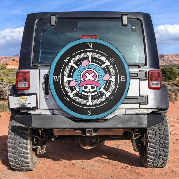 One Piece Anime Car Accessories Custom Tony Tony Chopper Spare Tire Cover
