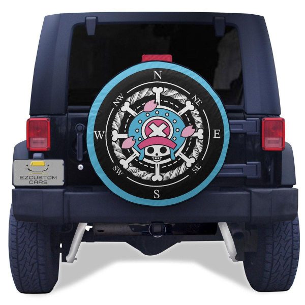 One Piece Anime Car Accessories Custom Tony Tony Chopper Spare Tire Cover