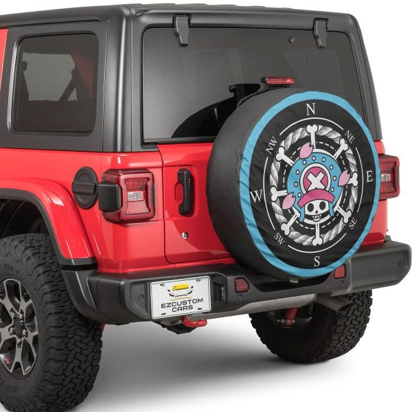 one piece anime car accessories custom tony tony chopper spare tire cover uc4wf
