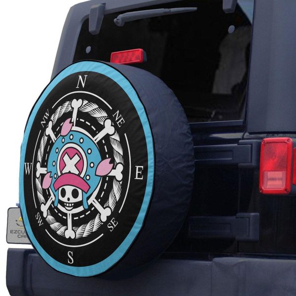 one piece anime car accessories custom tony tony chopper spare tire cover y87nc