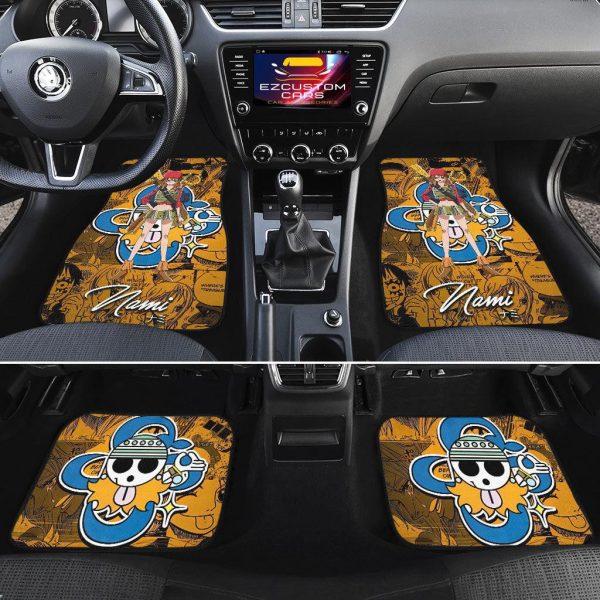 one piece anime car floor mats car accessoriesnami b6ttn