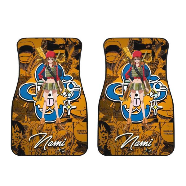 one piece anime car floor mats car accessoriesnami leqlc