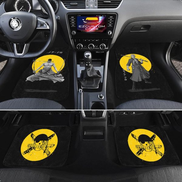one piece anime car floor mats car accessoriesroronoa zoro japanese style dbbra