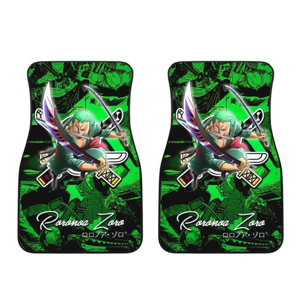 one piece anime car floor mats car accessoriesroronoa zoro jxd48