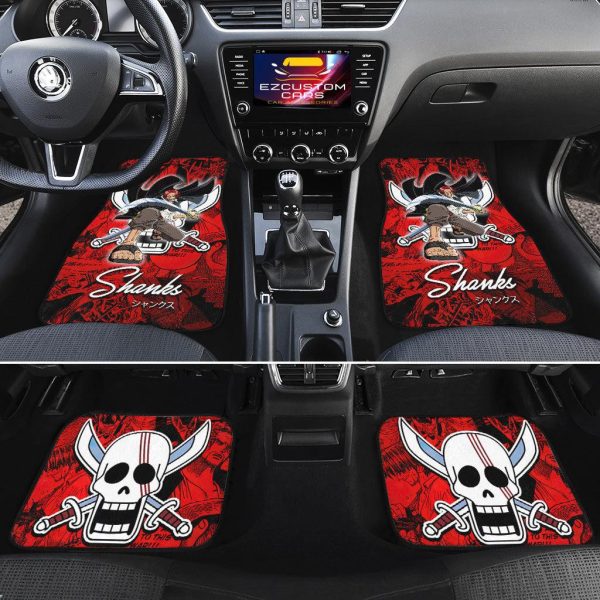 one piece anime car floor mats car accessoriesshanks poscc