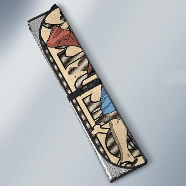 one piece anime car sun shade anime car accessories 7mnlk