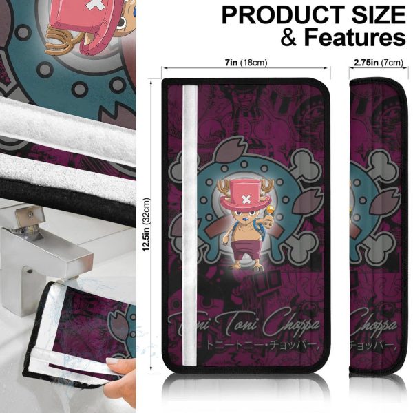 one piece anime seat belt covers chopper t6lmw