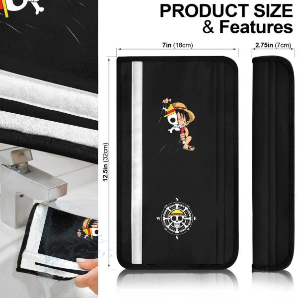 one piece anime seat belt covers luffy 9mizy