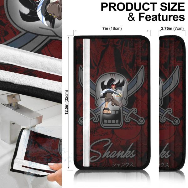 one piece anime seat belt covers shanks lhftb